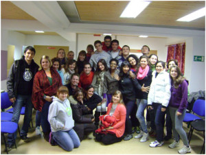 Grupo de estudiantes  internacionales de la Universidad de Fulda (2012).