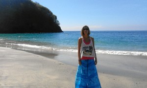 Algunos de sus días libres, Rocío aprovecha para disfrutar de las playas de Bali. En la imagen, Pasir Putih (White Beach), cerca de Jasri.