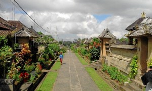 Penglipuran, pueblo tradicional de los más antiguos de Bali, donde Rocío vivió casi un mes. 