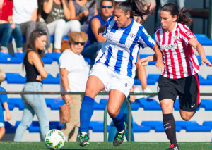 El Fundación Cajasol Sporting vuelve a la Liga tras el excelente empate cosechado ante el Athletic. / Foto: www.lfp.es.