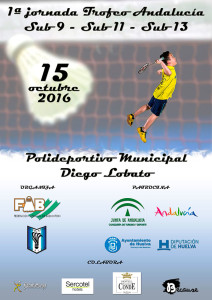 Cartel de la cita de bádminton que vivirá Huelva este fin de semana.