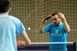 David Pérez, en un momento de uno de sus partidos. / Foto: J. L. Rúa.