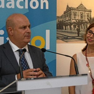 Comisario de la exposición y director de Huelva Buenas Noticias, Ramón Fernández Beviá.