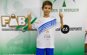 Guillermo Nuviala, un joven talento del bádminton de Huelva.