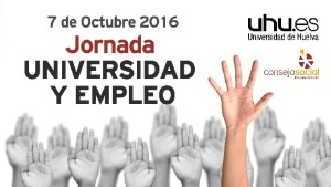 Cartel de las Jornadas que se celebrarán en la UHU el 7 de octubre. 