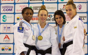 Cinta García fue bronce en la prueba de la Copa del Mundo en Glasgow. / Foto: @JudoHuelva1.