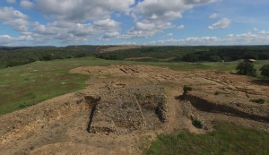 Zona de excavación en Tejada la Vieja.