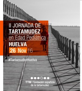 Cartel de la II Jornada de Tartamudez en Huelva.