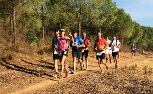 Un momento de la III Trail Ciudad de Valverde 'Memorial Pedro Zarza Vázquez'.