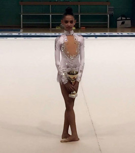 Ángela Martín se trae dos medallas de oro y otra de plata de su primera experiencia internacional en Florencia.