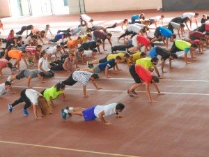 Ejercicio para combatir el estrés.