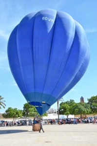 Los palermos podrán montar en globo. 