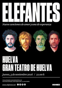 Elefantes actúa en Huelva, pasada una década de su último concierto en la provincia. 