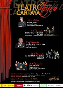 Programación del XI Ciclo de Teatro de Otoño de Cartaya. 