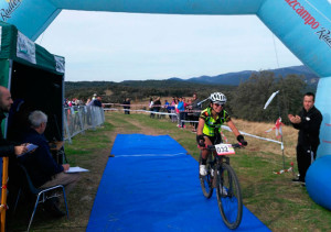 Gloria Elena Galeano, ganadora en féminas en la prueba.