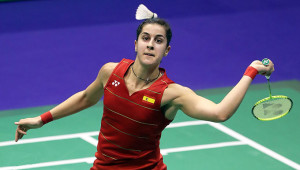 Carolina Marín avanza hasta los cuartos de final del Campeonato de Europa de bádminton.