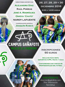 Cartel del Campus Gañafote que tendrá lugar en Palos de la Frontera.