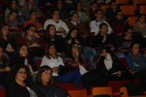 Asistentes a la charla de Domínguez.