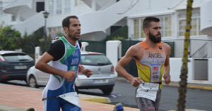 Emilio Martin y Rafael Ángel durante la prueba del año pasado.