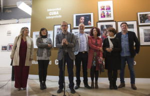 Inauguración de la exposición de Garrido.