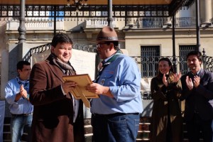 El alcalde de Huelva ha estado presente en el acto.