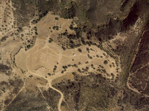 Imagen aérea de Tejada la Vieja.