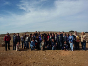 En el Dolmen de Soto.