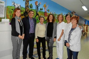 Visita institucional al colegio Sagrada Familia de Huelva.