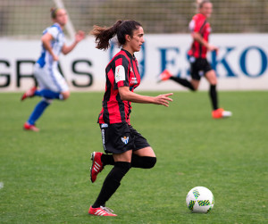 Gabi Gutiérrez conduce un ataque del equipo onbense. / Foto: www.lfp.es.