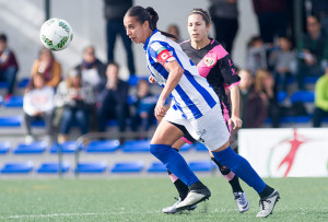 Buen partido de las onubenses ante un rival directo en la pelea por la Copa de la Reina. / Foto: www.lfp.es.