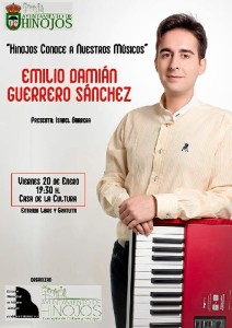 Cartel del concierto de Emilio Guerrero en Hinojos.