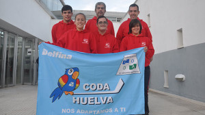 Representantes del CODA que van a tomar parte en el Campeonato de España de esquí alpino.