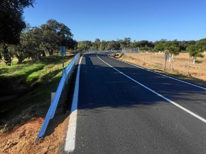 Finalizadas obras de mejora en la carretera provincial HU-4400 que une Lepe con Villablanca.