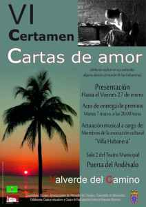 valverde del camino Cartel Certamen Cartas de Amor