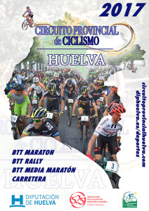 Cartel del Circuito Provincial de BTT 2017, en sus diversas modalidades.