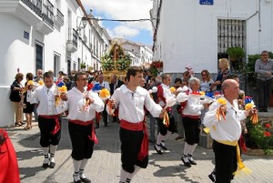 Danza de la Virgen de la Rábida en Sanlucar de Guadiana.