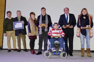 Antonio junto a los otros premiados.