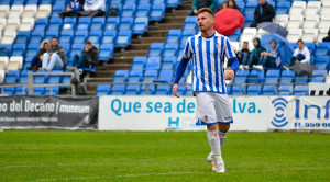 Iván Aguilar figura entre los convocados del Recre para el partido ante el Extremadura. / Foto: Pablo Sayago.