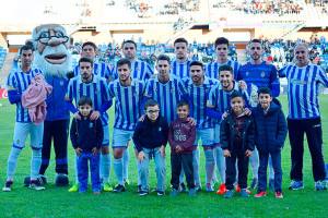 Primer once del Recreativo de Huelva en 2017. / Foto Pablo Sayago.