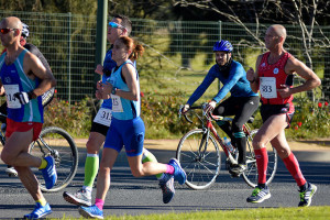 La campeona femenina María José Relaño en pleno esfuerzo. / Foto: J. L. Rúa.