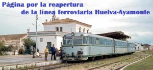 Portada de la página de facebook creada para reabrir la línea ferroviaria Huelva-Ayamonte.