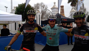 Vencedores de la prueba que abrió el Circuito Diputación Huelva BTT Maratón.