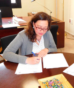 Manuela Romero Landa, presidenta del Fundación Cajasol Sporting.