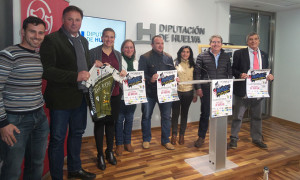 Un momento de la presentación en la Diputación Provincial del IX Rally Villa de Paterna del Campo de este domingo.