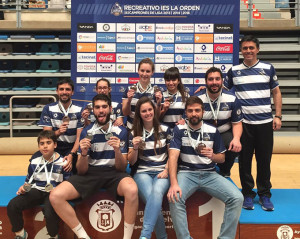 Componentes del Recre IES La Orden, que han brillado en el torneo celebrado en Huelva.