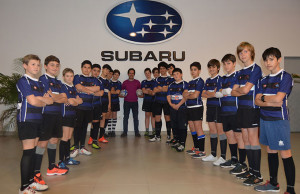 Un momento de la visita del equipo Sub 14 del CR Bifesa Tartessos a las instalaciones de Centro Car.