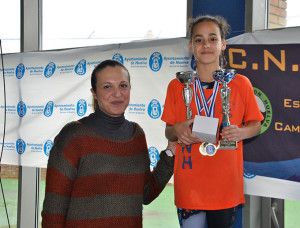 Irene Sánchez, mejor nadadora del Trofeo.