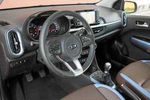 Interior del nuevo modelo de Kia Picanto