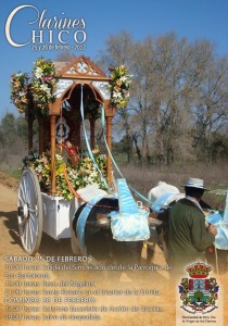 Cartel de la Romería de Clarines Chico.