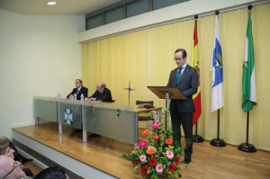 Momento de la toma de posesión de Víctor M. Núñez Rubio como presidente del Colegio de Dentistas de Huelva. /Foto: Colegio Andaluz de Colegios Oficiales de Dentistas.